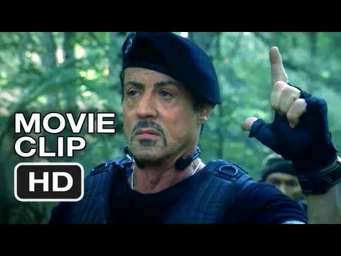 The Expendables 2 Movie CLIP - Sniper - Sylvester Stallone Movie HD Video