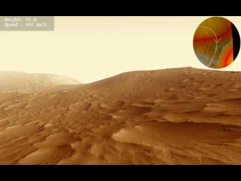 Olympus Mons Basal Scarp Animation