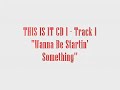 Michael Jackson - This Is It (Track 1) - 'Wanna Be Startin' Somethin'