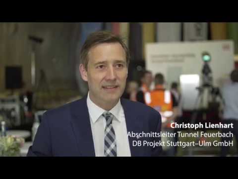 Bahn feiert Durchschlag im Tunnel Feuerbach