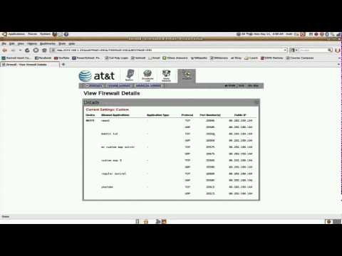 how to portforward minecraft server at&t 2wire