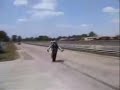 Guy biffs a wheelie bad