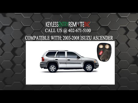 How To Replace Isuzu Ascender Key Fob Battery 2003 2008