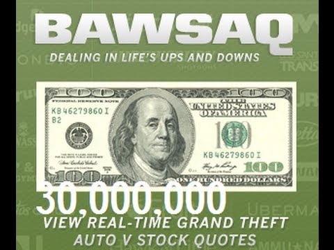 GTA V Online Investing In Bawsaq 30 Million in Profit
