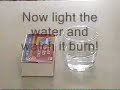 Flamable Water