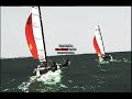 sailing fast on Sl16_hobie cat 16 spi