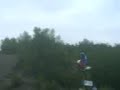 a friend jumping whit his Honda Cr125