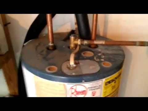 how to fix a hot water heater leak