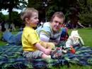 Listening to the band in the park