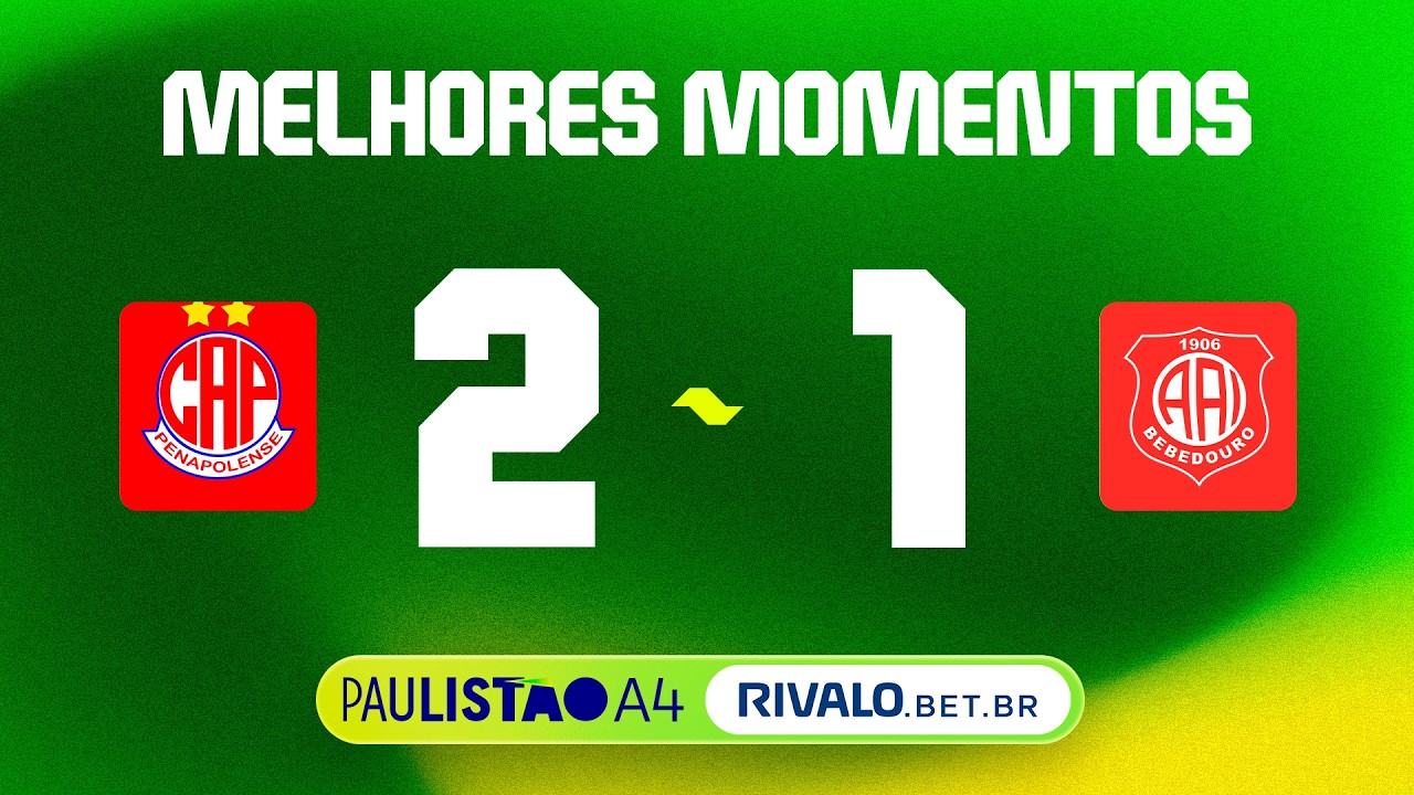 MELHORES MOMENTOS | PENAPOLENSE 2X1 INTER DE BEBEDOURO| FINAL | IDA #PaulistãoA4Rivalo