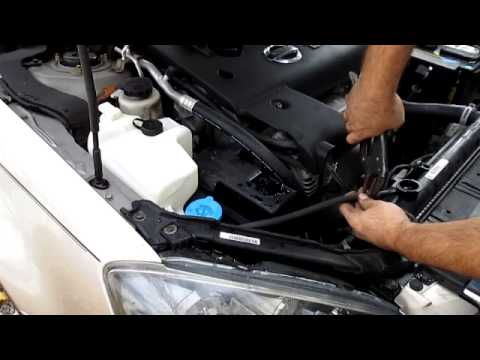 How To Install Reservoir Tank  – 2006 Nissan Maxima