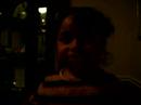 Isabella practicing her bronx cheer
