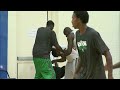 Nate Robinson getting disciplined by Shaq  -funny