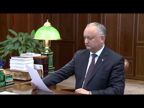 Igor Dodon a avut o întrevedere de lucru cu Irina Vlah