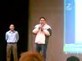 Cantando novamente no TechNet Road Show 2007