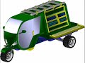 Tractor electrico para parques y jardines