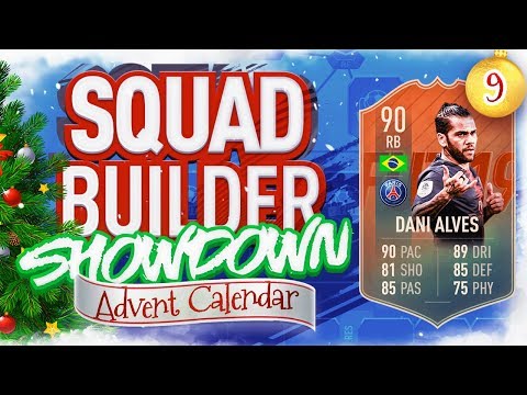 THE SQUAD BUILDER SHOWDOWN ADVENT CALENDAR!!! FLASHBACK DANI ALVES VS DAVID MEYLER!!! Day 9