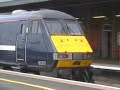 EWS60008 (Me) and Corus60006 went to Grantham this week to film trains or various types. The video starts with 2 class 156's bound for Skegness and Nottingham as operated by East Midlands Trains. Also there are several NXEC HST's and 225's out on the beat and also I managed to grab some brief footage of a GBRF Class 66/9 type working on the containers. Unfortunately I couldn't get a close up footage due to a 225 blocking the way! Well if you have any comments (polite or constructive comments are welcomed) or questions. Please feel free to post below :).