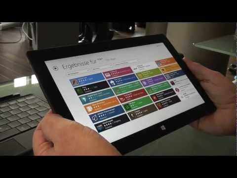 Microsoft Tablet - Viele weiteren Surface Videos, Nachrichten und aktuelle Infos gibt es auf http://winfuture.de/special/microsoft-surface/ Wir haben uns das Surface-Tablet von...