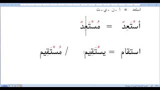 شرح بسرعة لأوزان اسم الفاعل للصف الأول الثانوي