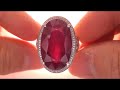 Collectors Item GIA CERTIFIED Pigeon Blood Ruby Auctioned on eBay SEE VIDEO