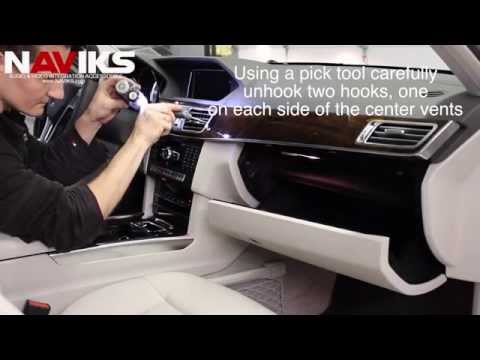 Mercedes Benz W212 2014 E350 NAVIKS Video in Motion Install.