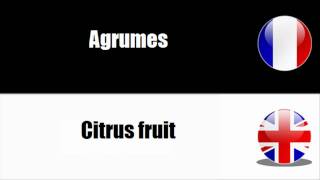 [Français - Anglais] Fruits