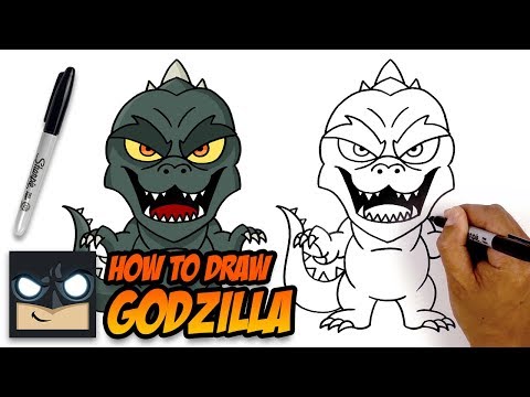 video-linktoworks-HOW TO DRAW GODZILLA | 2019 | STEP BY STEP TUTORIAL - …
