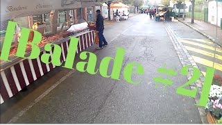 En ville jour de marché en gyroroue