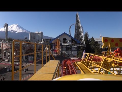 富士急ハイランド - Yamanashi FujiQ Highland ☆Mad Mouse☆ Front row onride POV 急カーブなどいろいろ強烈です。 見た目で判断していたら大間違いですw ※撮影時、安全を考え落下防止対応済です。