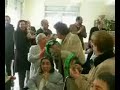 La Rita con la pandereta en el Cottolengo