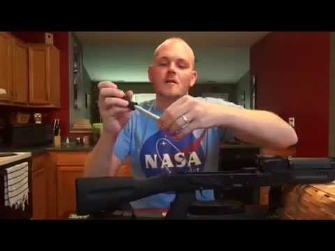 how to take off an ak handguard