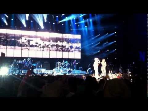 singing COME OVER @ Raymond James Stadium in Tampa, FL March 2013