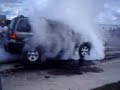 Burnout in new SUV Burnout in new SUV