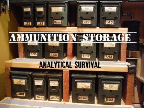 how to properly store ammo
