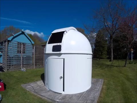 2.2m fully robotic dome with bay installation time lapse