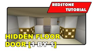 Simple Hidden Floor Door Two Way Trap Door Tutorial Minecraft