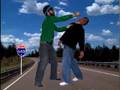 Courir sur l'autoroute