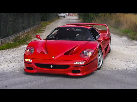 STRAIGHT PIPED Ferrari F50! V12 Sound Acceleration & Start Up
