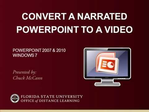 how to turn ppt into video