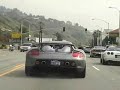 Ferrari, Porsche CGT & others on Pacific Coast Hwy 1 (PCH)