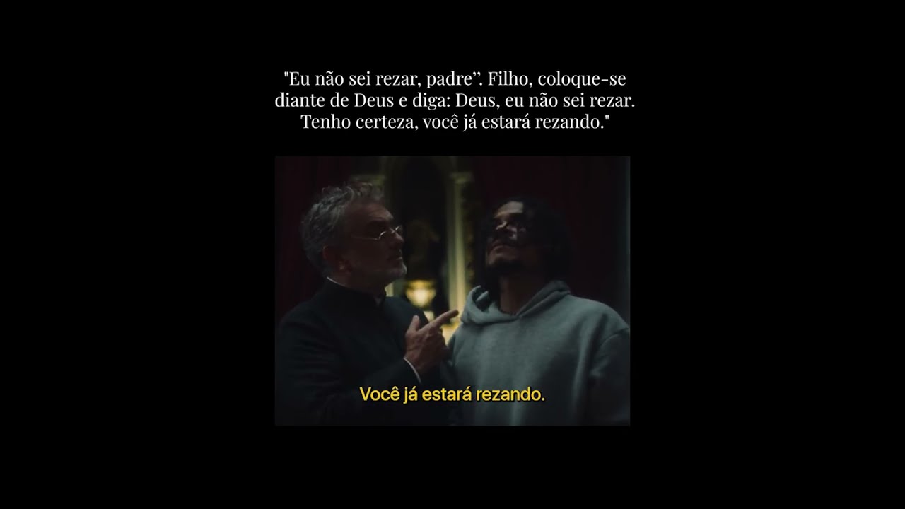 "Eu não sei rezar, padre..."