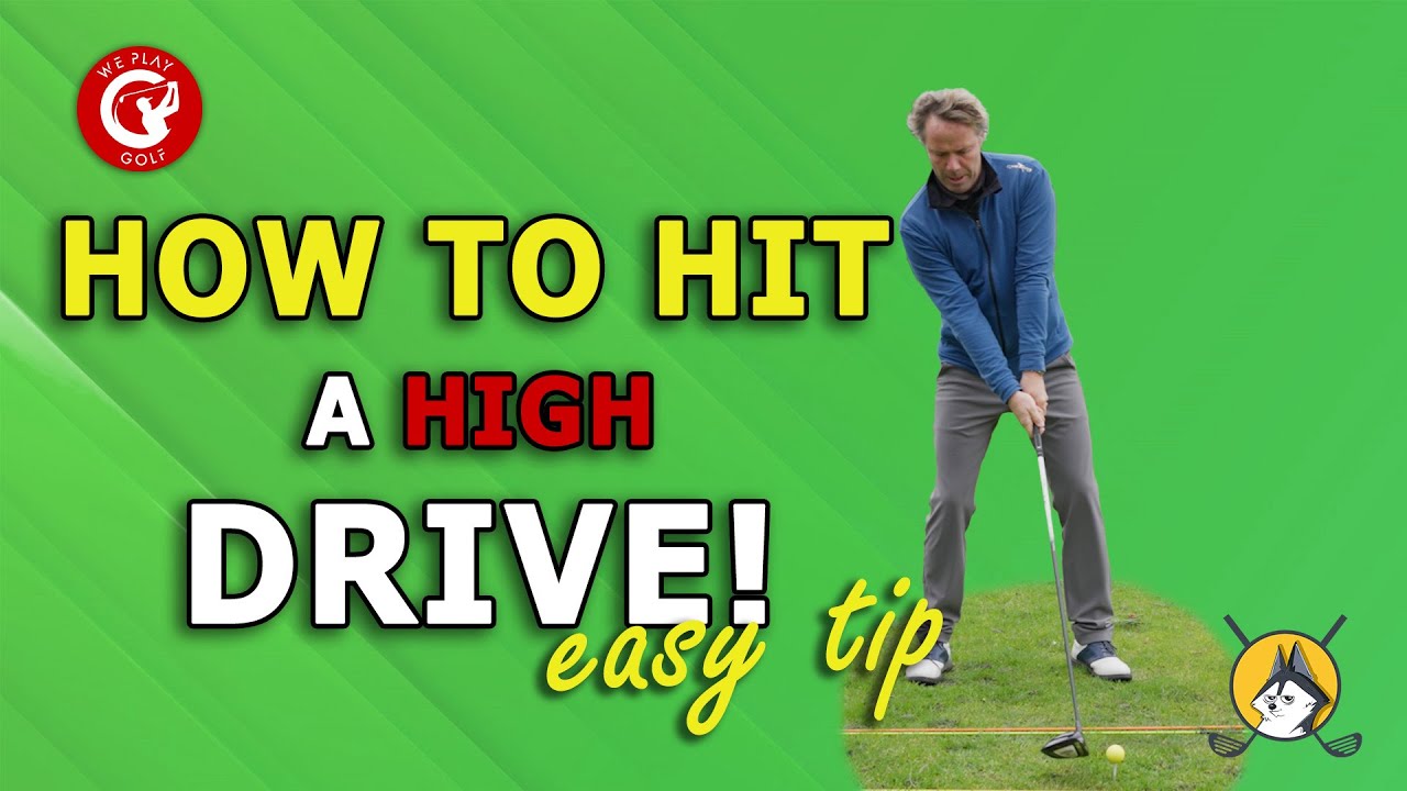 Easy drill to get a high ball flight with your driver! Golf tips and drills