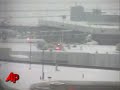 Raw Video: Deicer Fumes Invade Plane