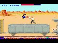 it's not about the skills, but about trying to bring back memories. travel along a train punching, kicking, and jumping over various opponents. stages vary between running on top of a moving train or riding a horse and shooting things for points