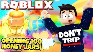 I Opened 100 Honey Jars In Adopt Me New Adopt Me Bee Update Roblox Minecraftvideos Tv