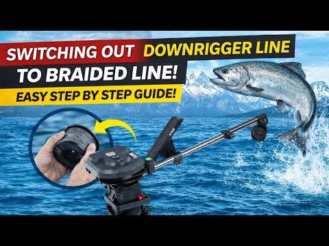 Braided Line Upgrade! How to Replace Downrigger Cable on a Scotty