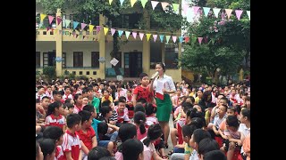 Tiểu học Quang Trung: Ngoại khóa Phòng tránh xâm hại, tai nạn đuối nước cho trẻ em