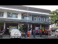 Flag raising at Thai firehouse 8 am