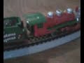 Bachmann N Scale Steam Train White Christmas Trial Run